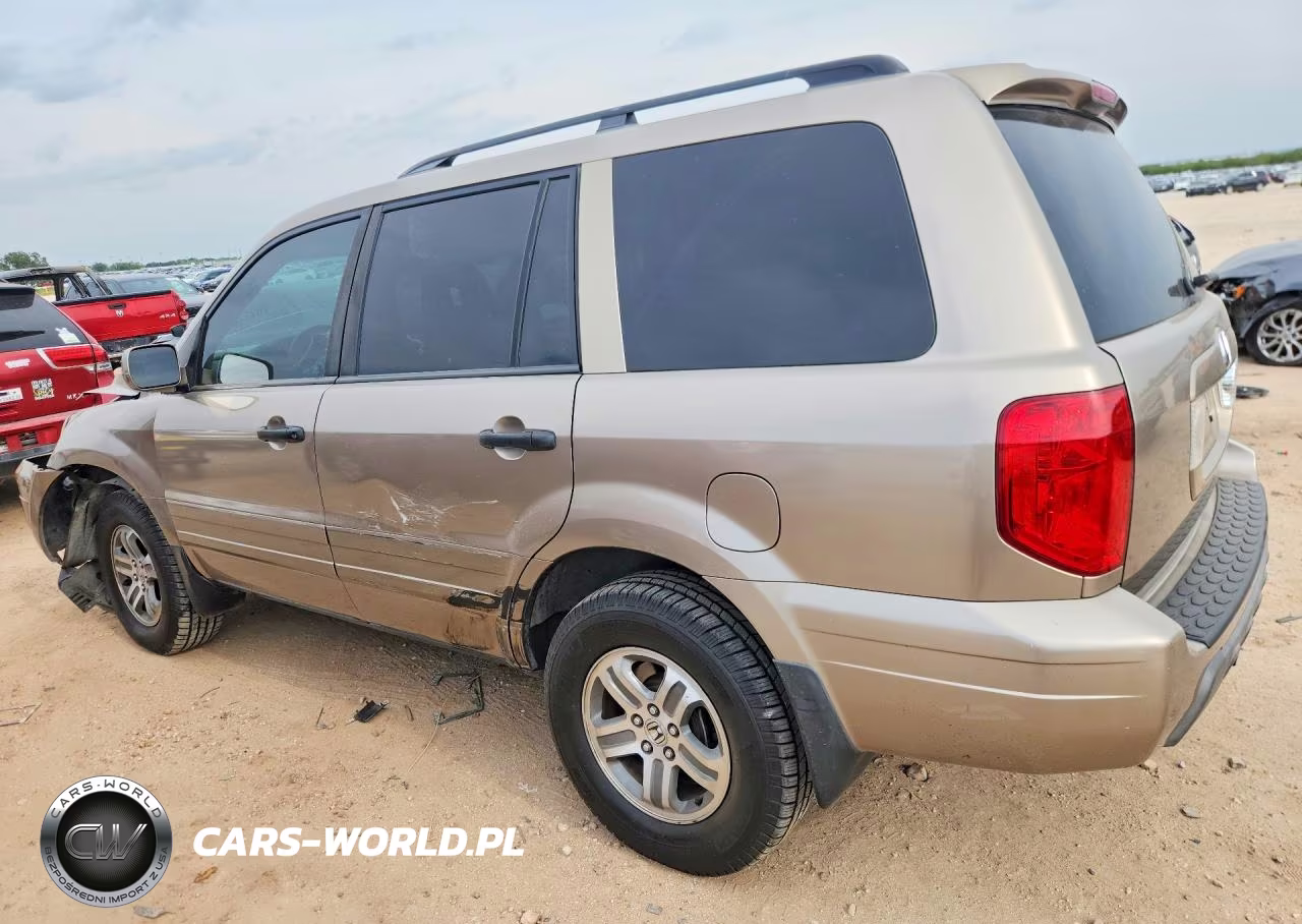 2004 Honda Pilot Exl VIN:2HKYF18584H580811 - 2