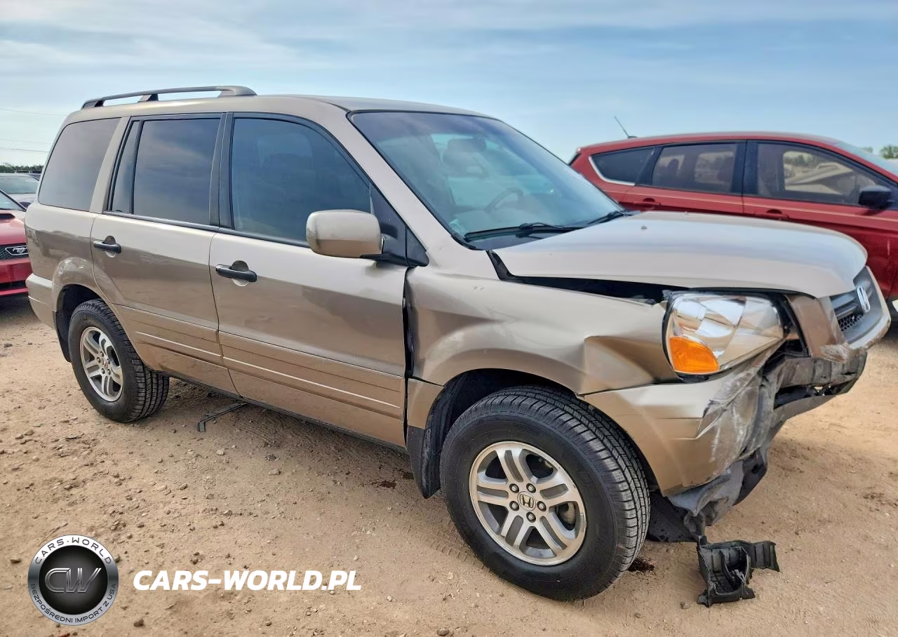 2004 Honda Pilot Exl VIN:2HKYF18584H580811 - 4