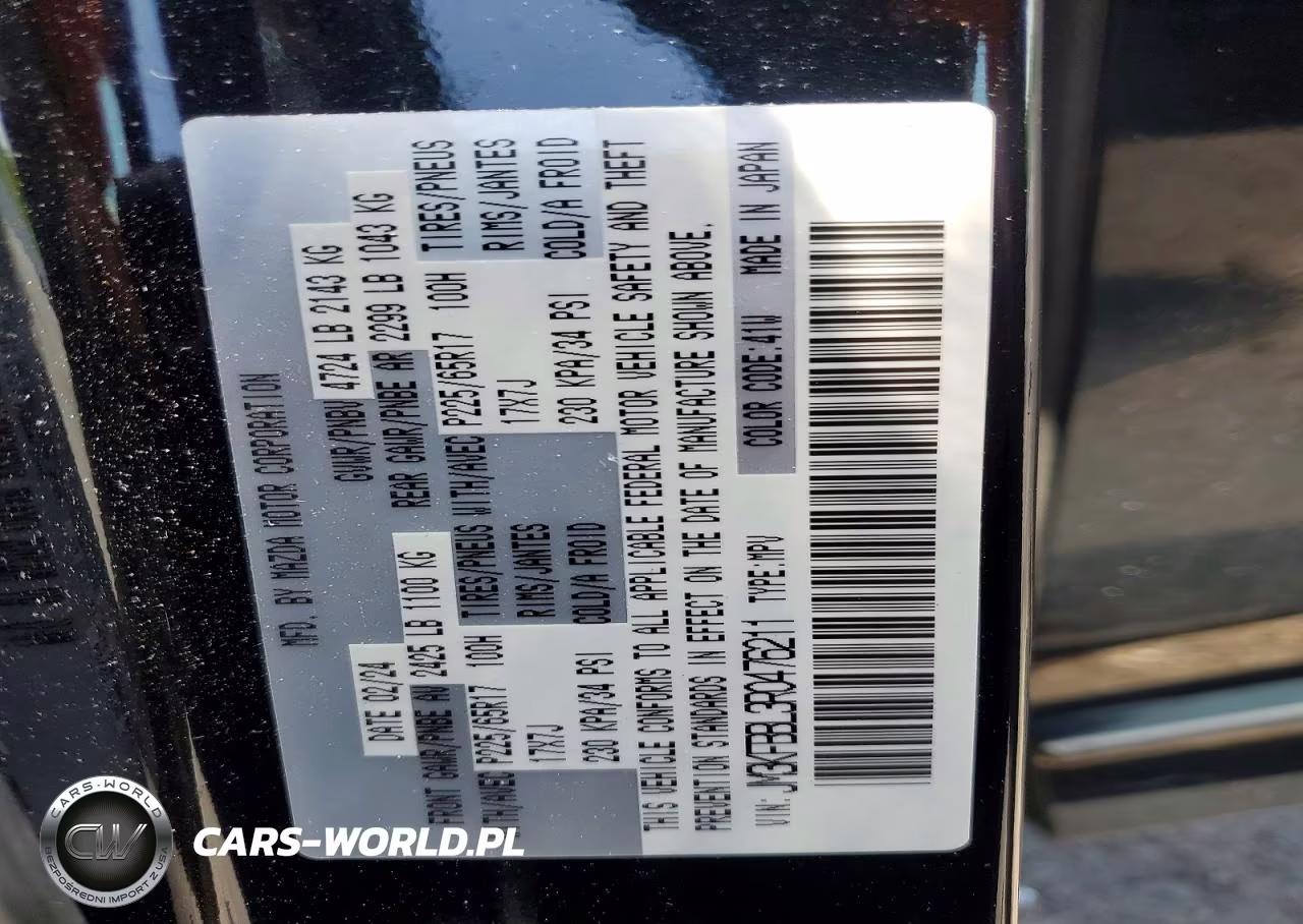 2024 Mazda Cx-5 Select VIN:JM3KFBBL3R0476211 - 13