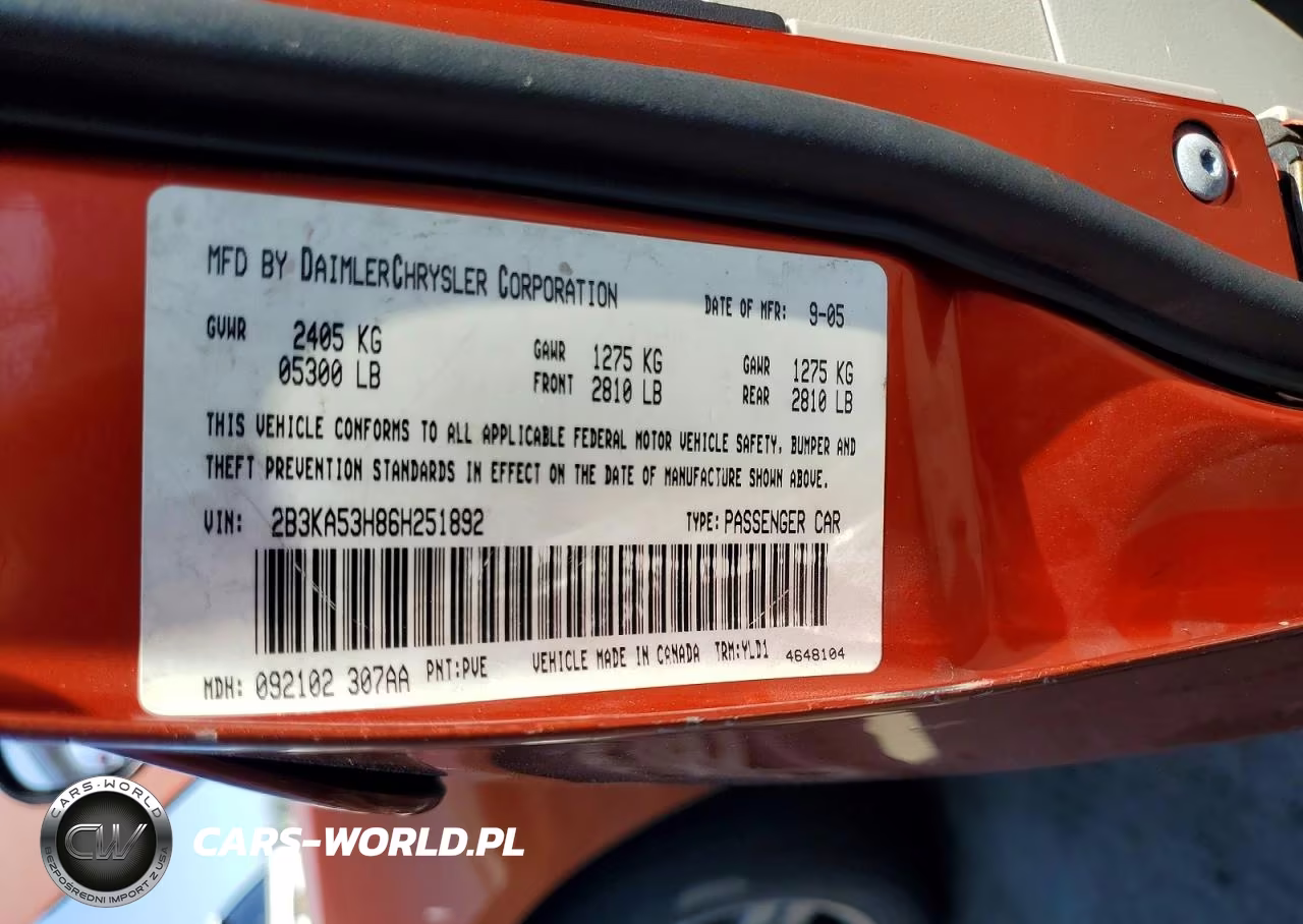 2006 Dodge Charger R-T VIN:2B3KA53H86H251892 - 12