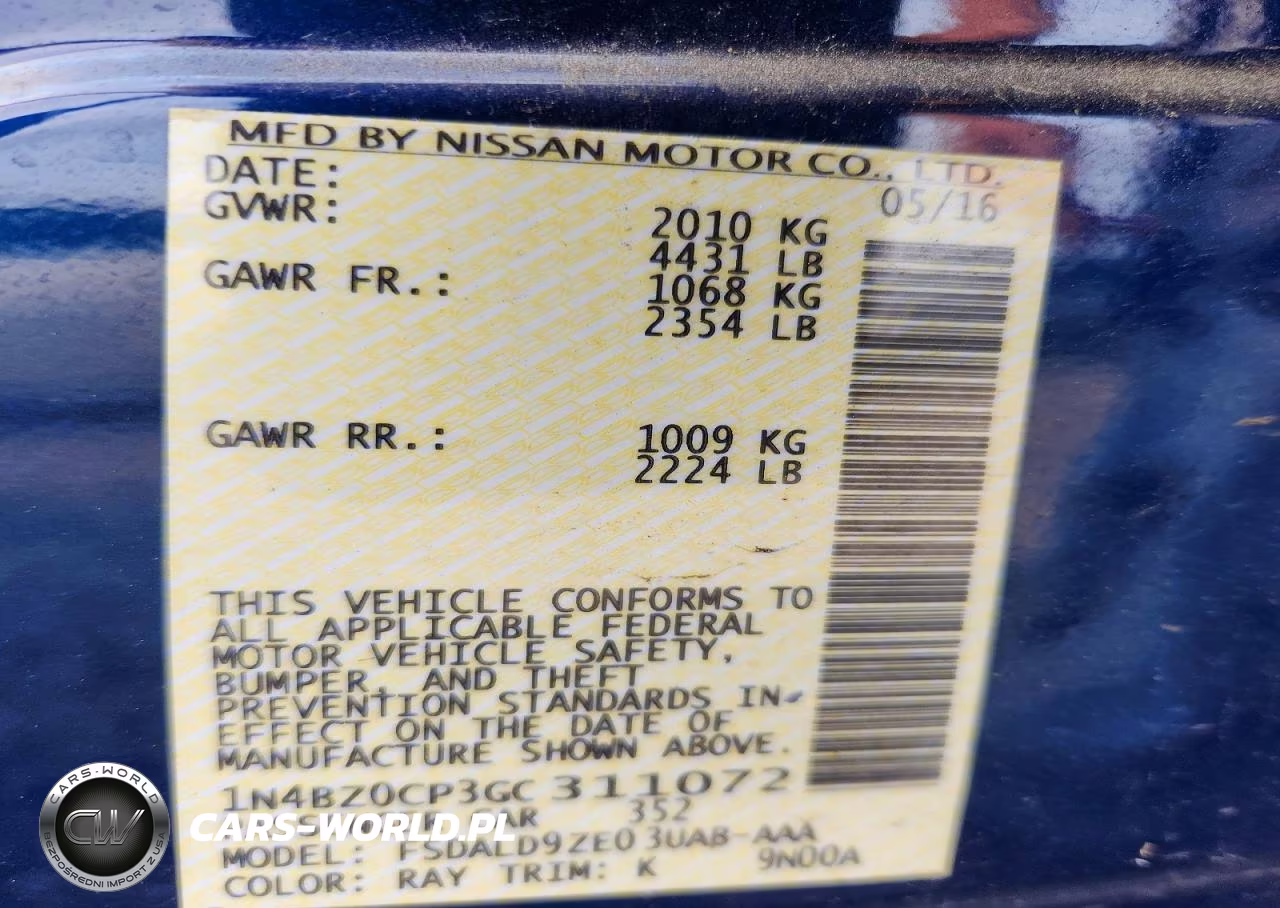 2016 Nissan Leaf Sv VIN:1N4BZ0CP3GC311072 - 12