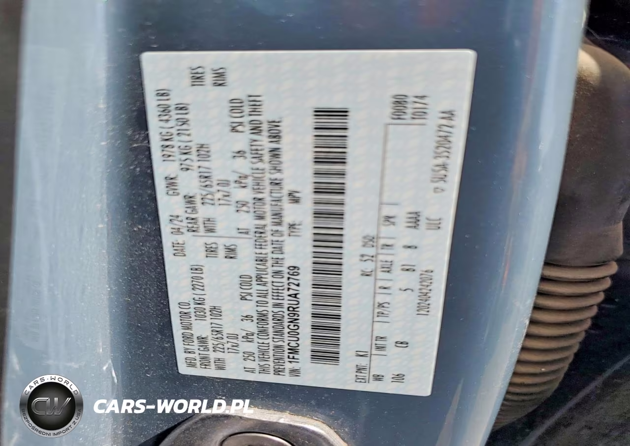 2024 Ford Escape Active VIN:1FMCU0GN9RUA72769 - 12