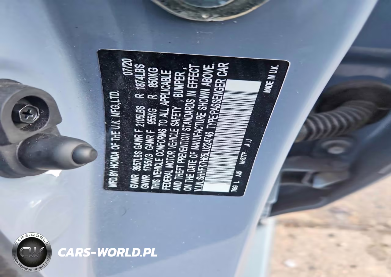 2020 Honda Civic Ex VIN:SHHFK7H65LU224746 - 12
