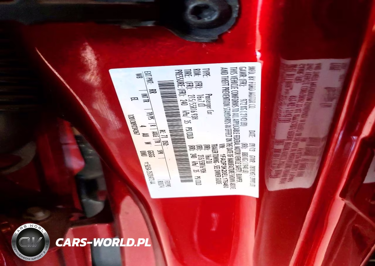 2014 Ford Focus Se VIN:1FADP3K20EL176460 - 12