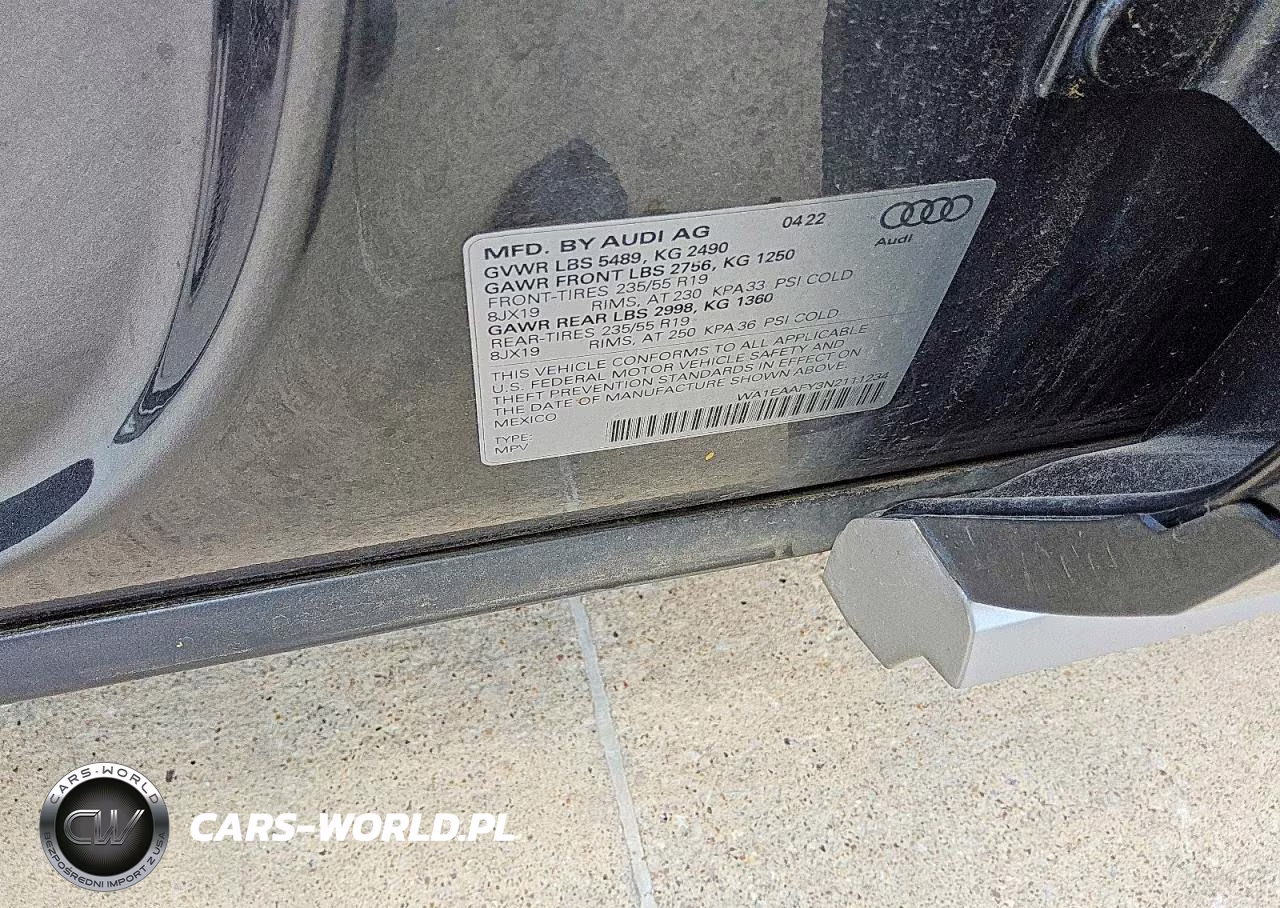 2022 Audi Q5 Premium Plus 45 VIN:WA1EAAFY3N2111234 - 13