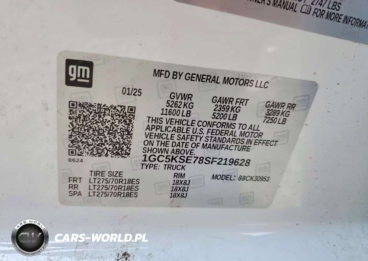 2025 Chevrolet Silverado K3500 VIN:1GC5KSE78SF219628 - 13