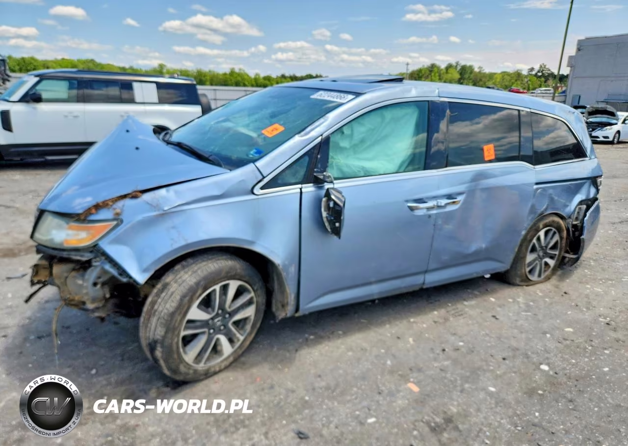 2014 Honda Odyssey Touring VIN:5FNRL5H99EB125974 - 1