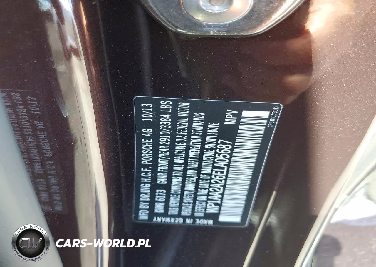 2014 Porsche Cayenne VIN:WP1AA2A26ELA05687 - 12