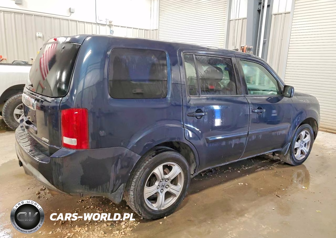 2012 Honda Pilot Exl VIN:5FNYF4H59CB078341 - 3