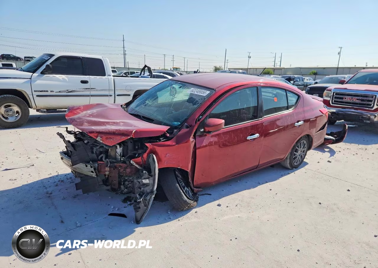 2019 Nissan Versa Sv VIN:3N1CN7AP0KL877695 - 1