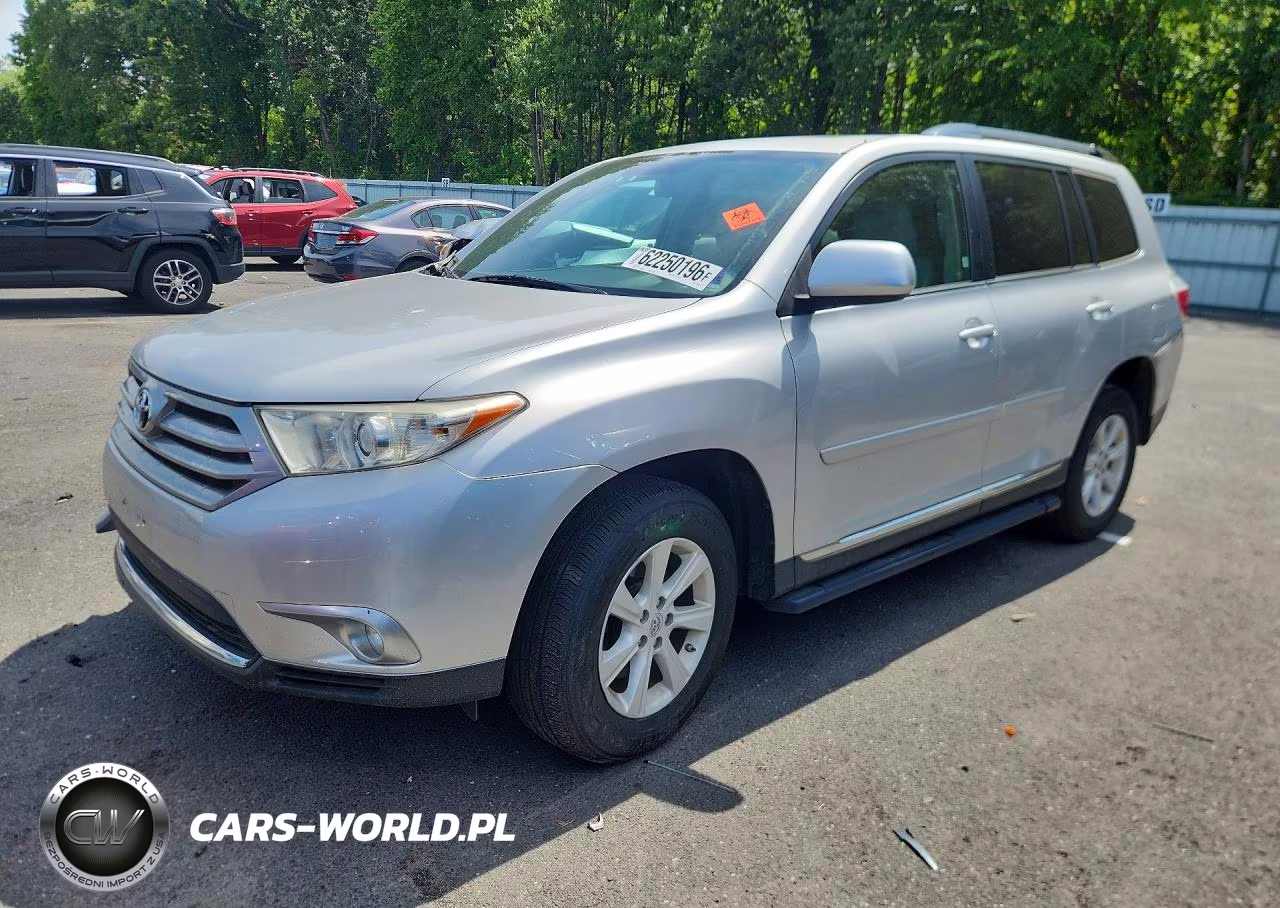 2013 Toyota Highlander Se VIN:5TDBK3EH2DS216499 - 1