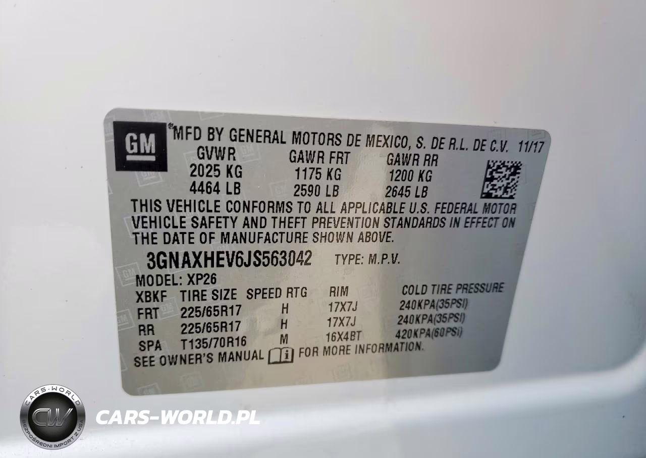 2018 Chevrolet Equinox Ls VIN:3GNAXHEV6JS563042 - 13