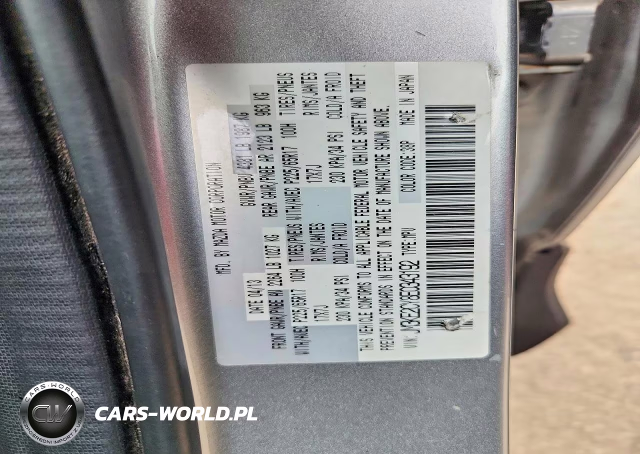 2014 Mazda Cx-5 Touring VIN:JM3KE2CY8E0343192 - 12