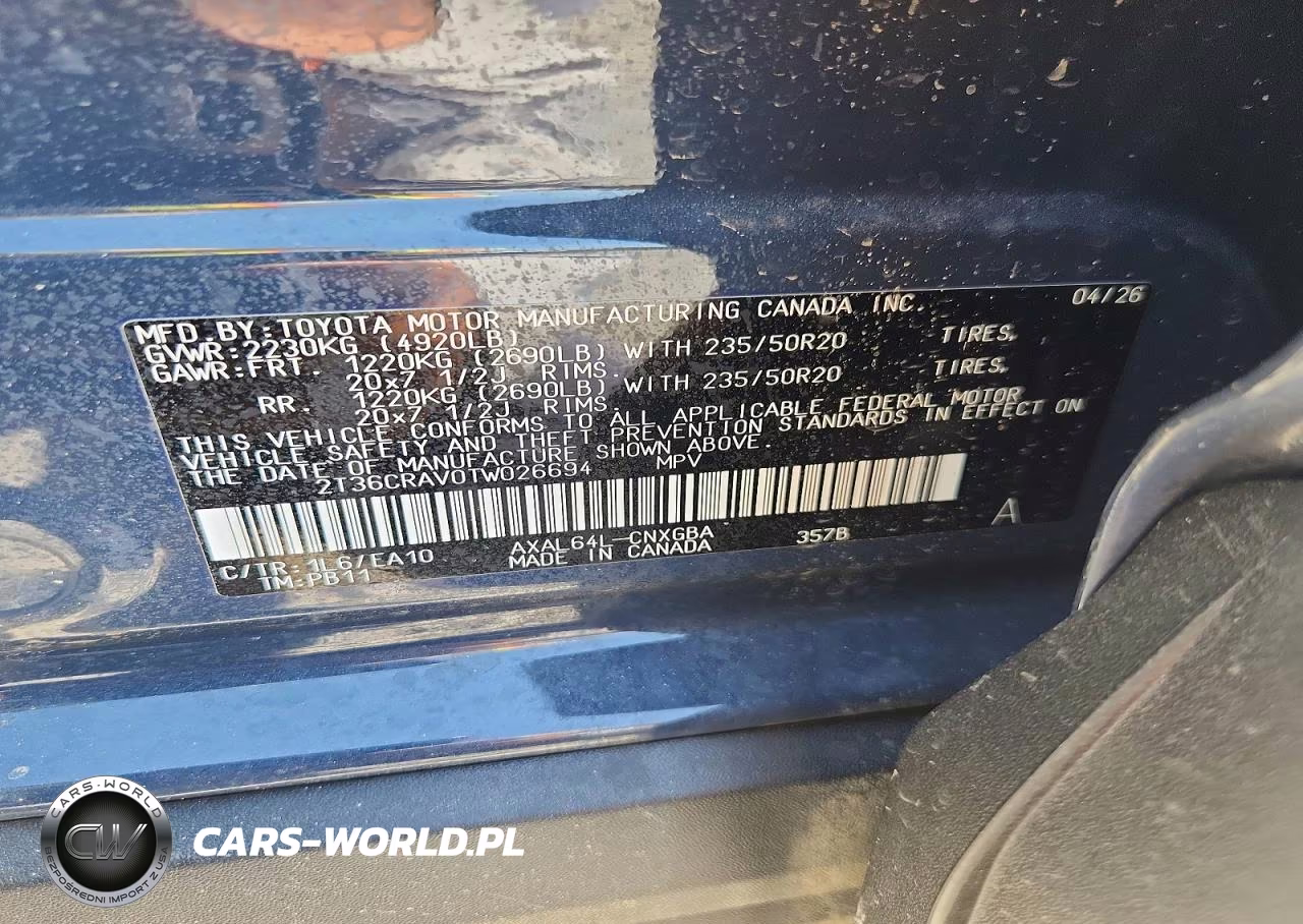 2026 Toyota Rav4 Limited VIN:2T36CRAV0TW026694 - 13
