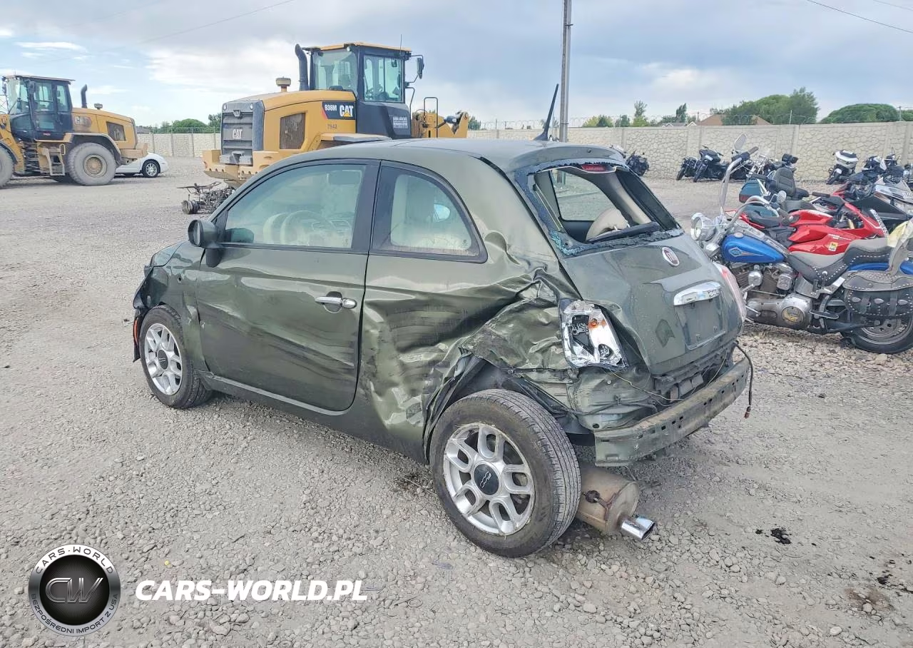 2012 Fiat 500 Pop VIN:3C3CFFAR1CT206189 - 2