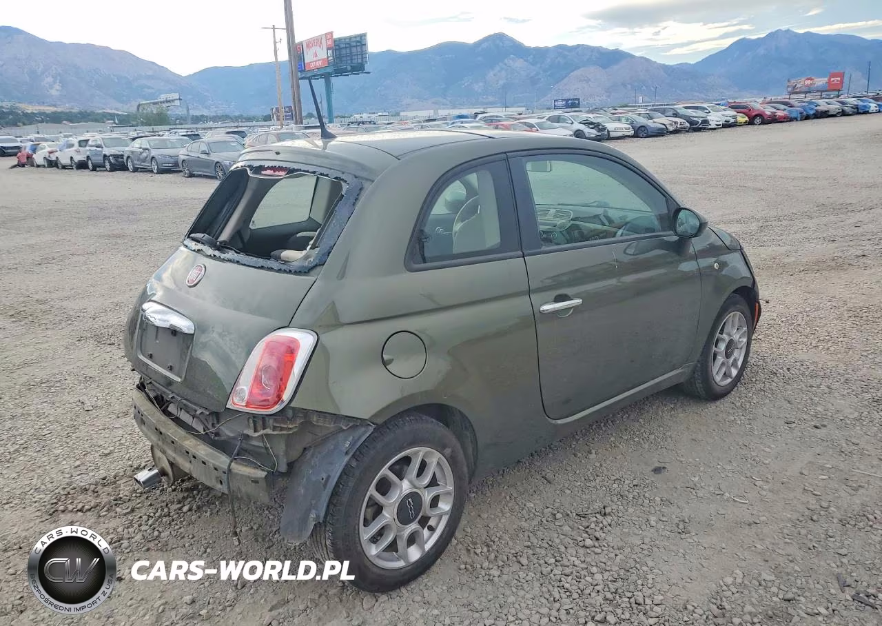 2012 Fiat 500 Pop VIN:3C3CFFAR1CT206189 - 3