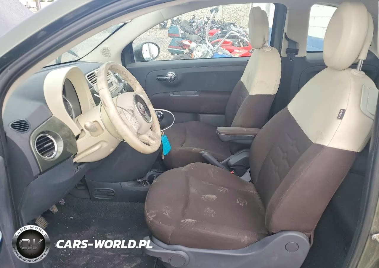 2012 Fiat 500 Pop VIN:3C3CFFAR1CT206189 - 7