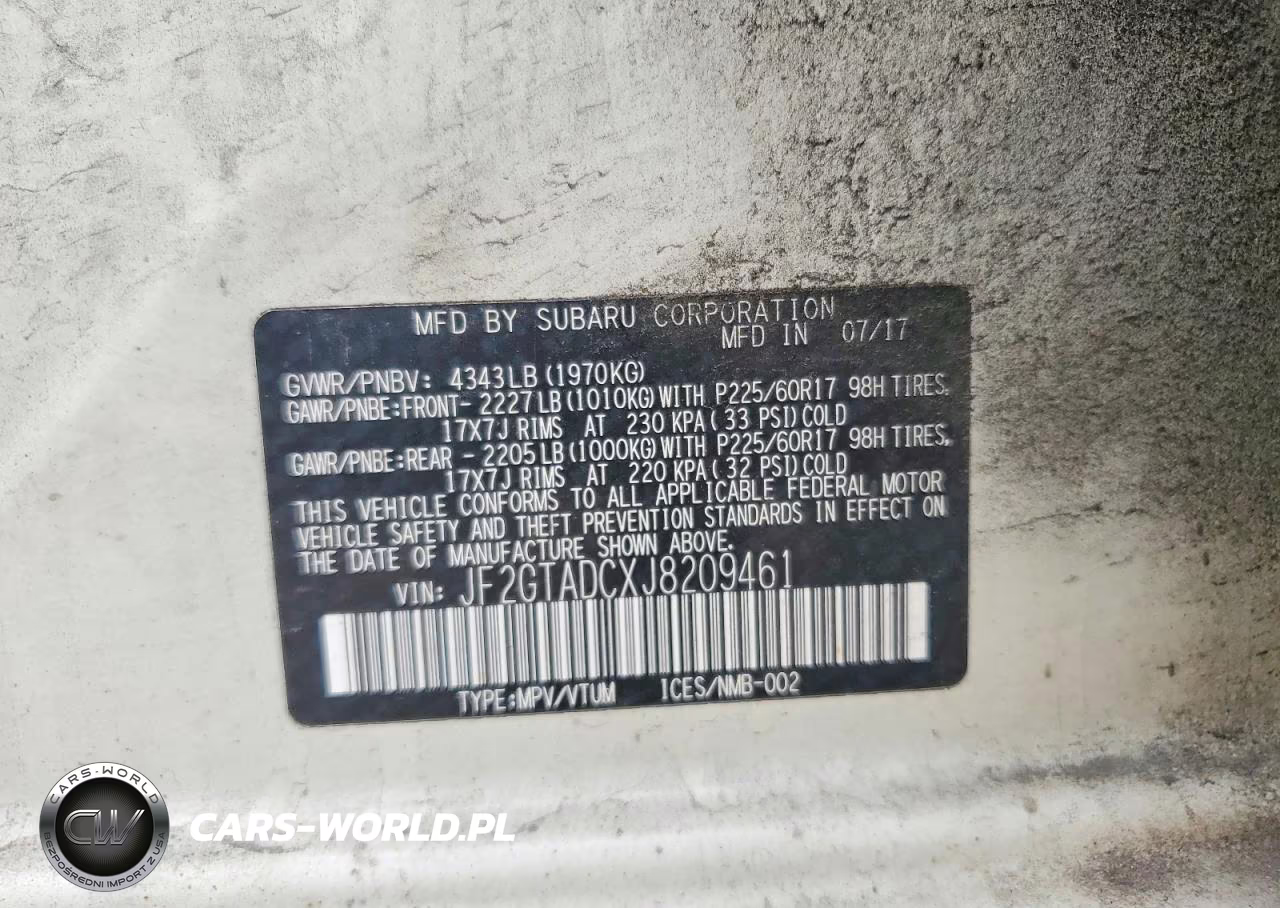 2018 Subaru Crosstrek Premium VIN:JF2GTADCXJ8209461 - 13
