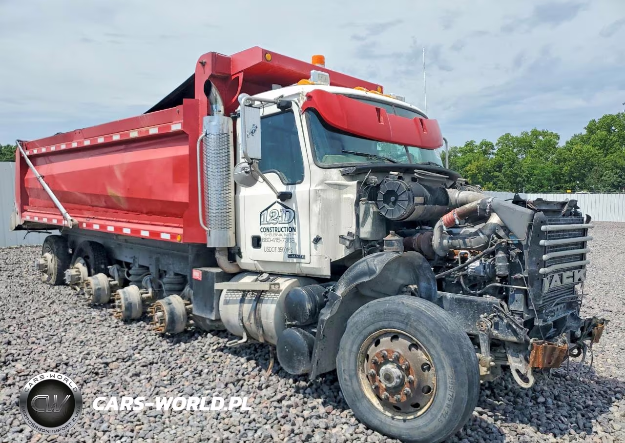 2004 Mack Cv713 Dump Truck VIN:1M2AG12C14M011628 - 4