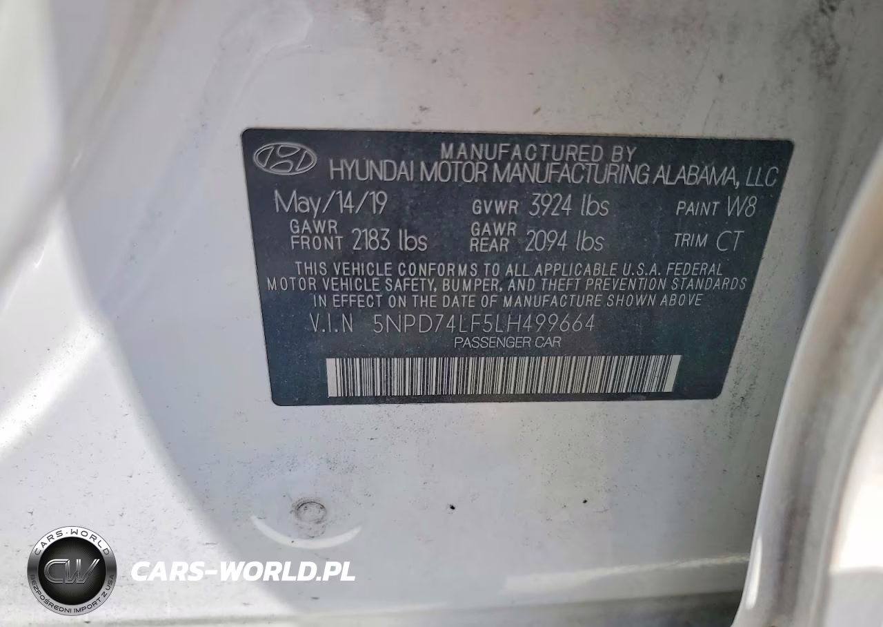 2020 Hyundai Elantra Se VIN:5NPD74LF5LH499664 - 12