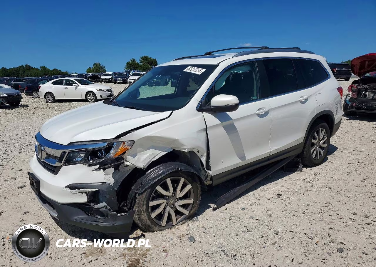 2021 Honda Pilot Exl VIN:5FNYF6H50MB007915 - 1