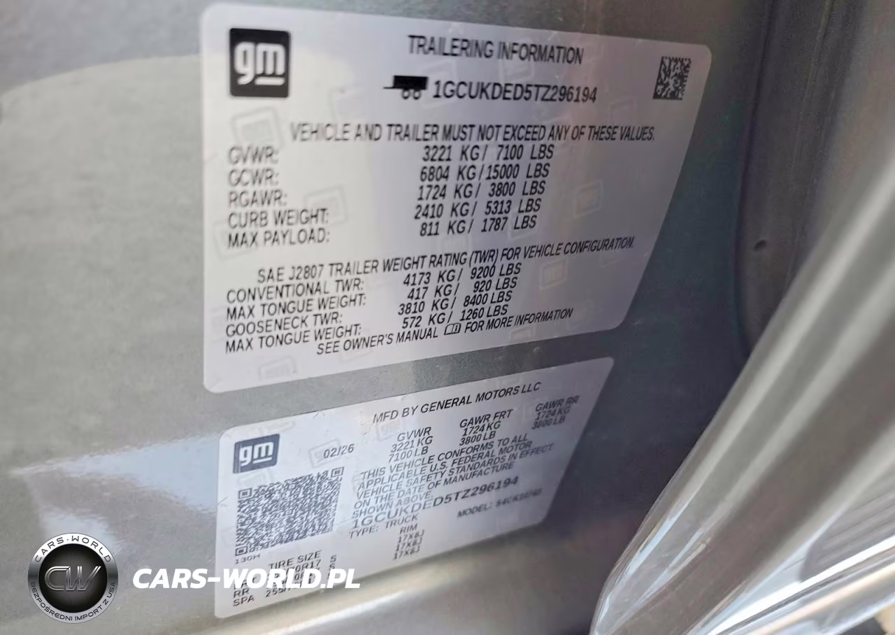 2026 Chevrolet Silverado K1500 Lt VIN:1GCUKDED5TZ296194 - 13