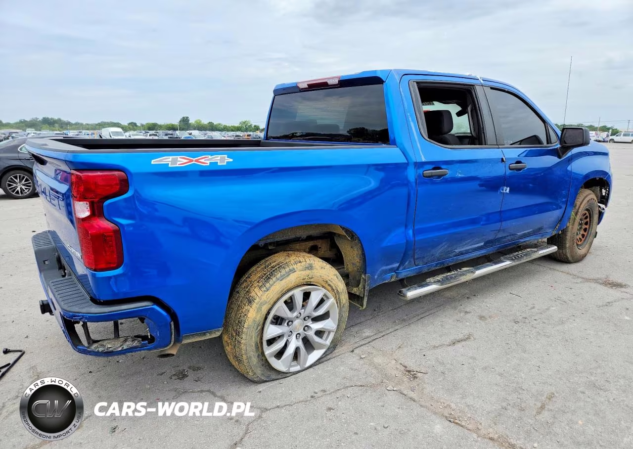 2022 Chevrolet Silverado K1500 Custom VIN:3GCPDBEK4NG532072 - 3
