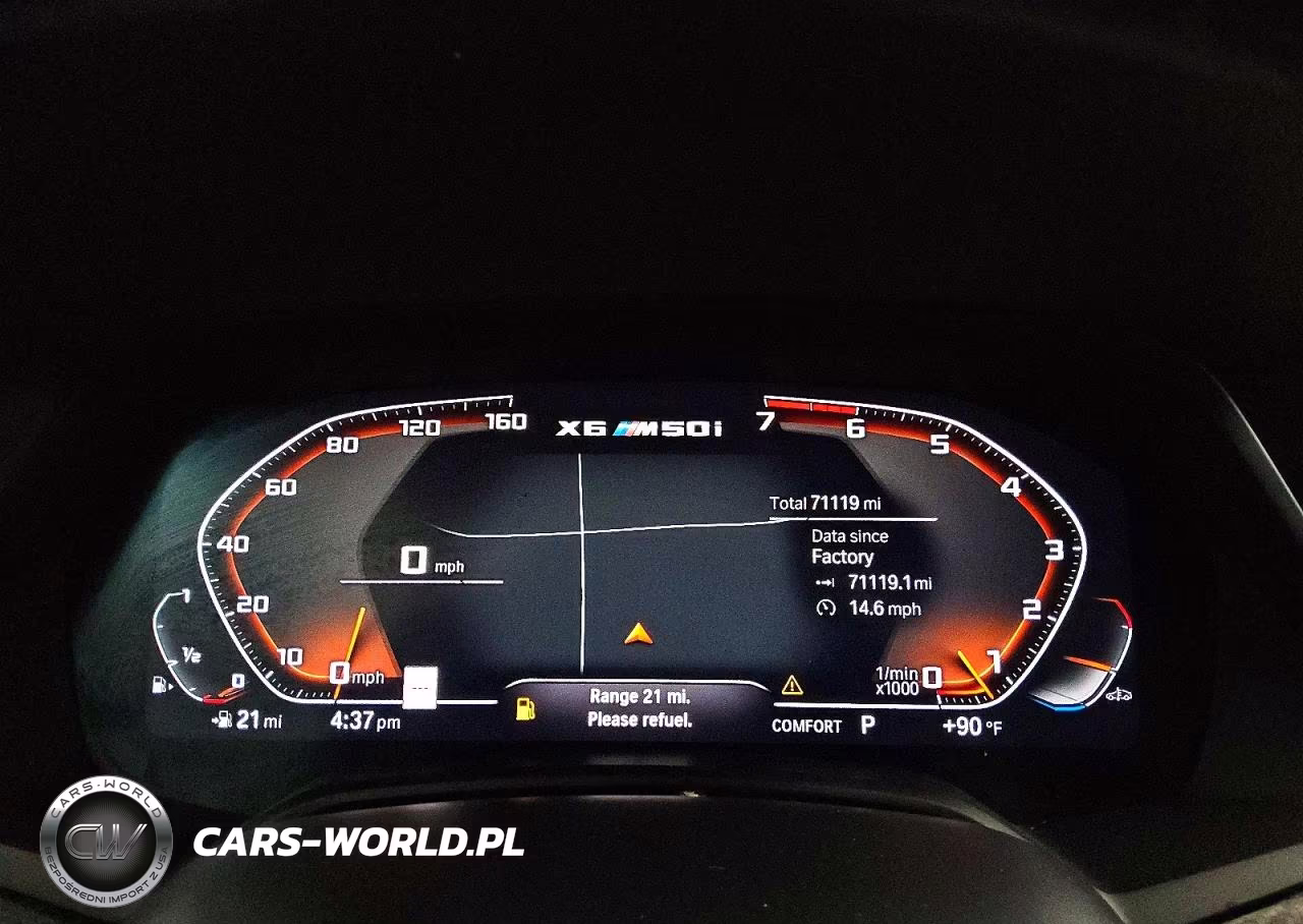 2021 BMW X6 M50I VIN:5UXCY8C01M9E51232 - 9