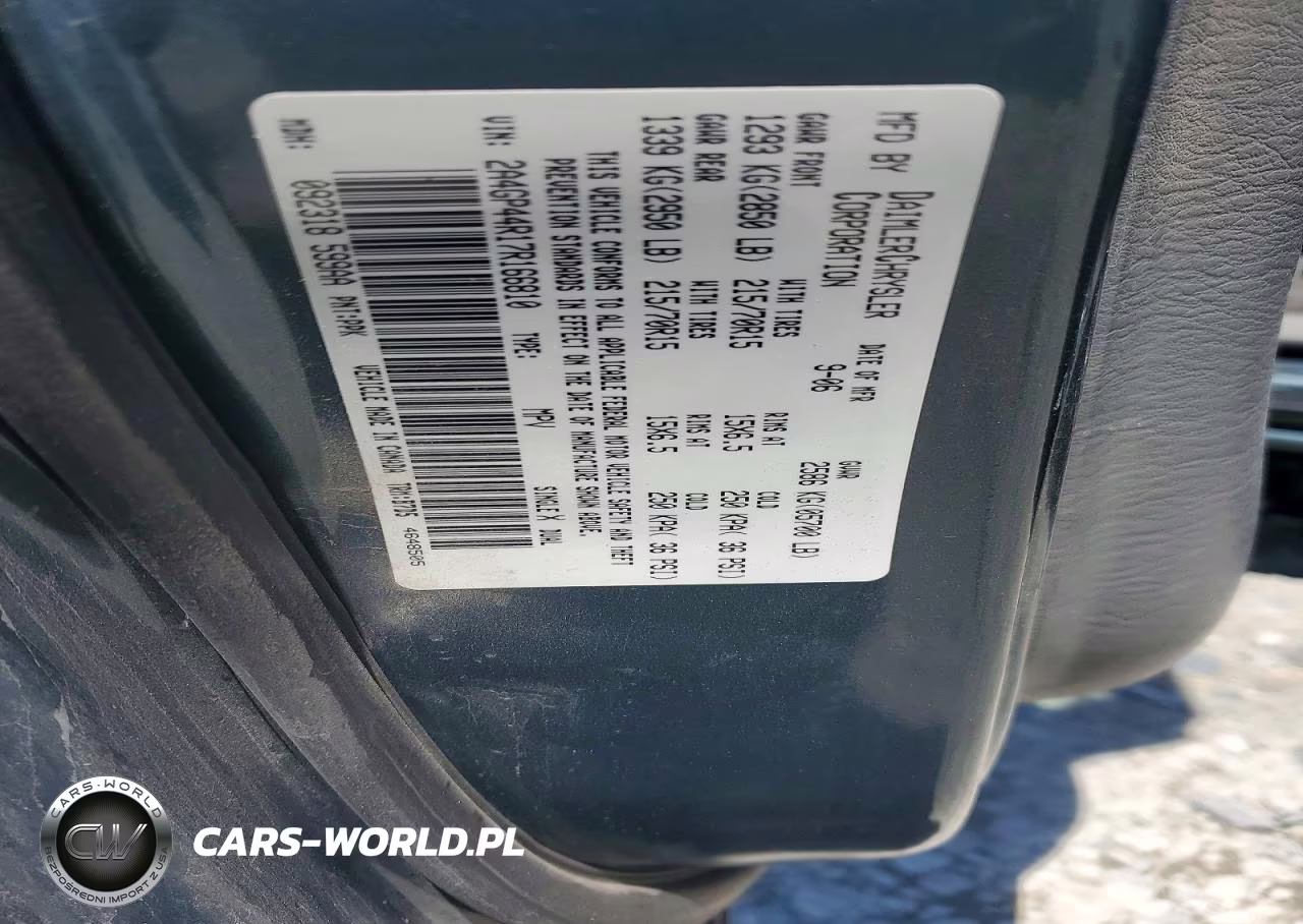 2007 Chrysler Town & Country Lx VIN:2A4GP44R17R166810 - 13