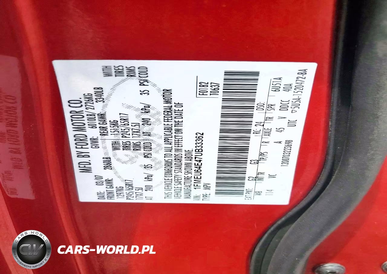 2007 Ford Explorer Eddie Bauer VIN:1FMEU64E47UB33362 - 13