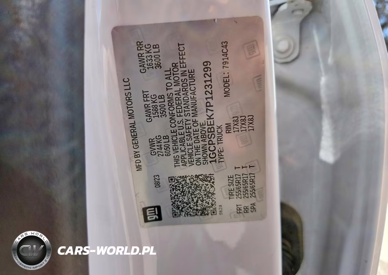 2023 Chevrolet Colorado VIN:1GCPSBEK7P1231299 - 12