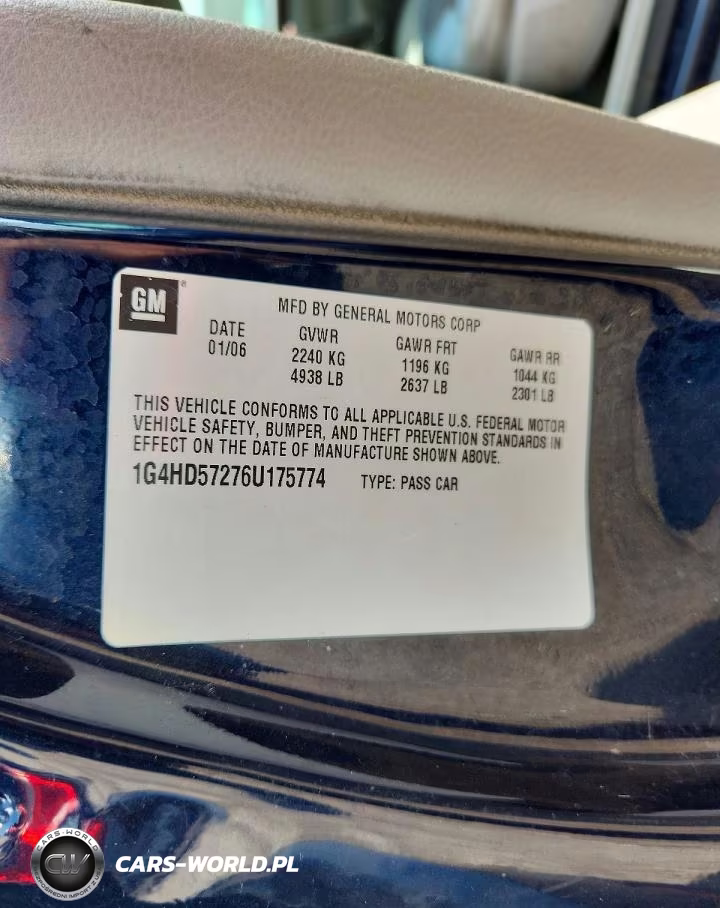 2006 Buick Lucerne Cxl VIN:1G4HD57276U175774 - 12