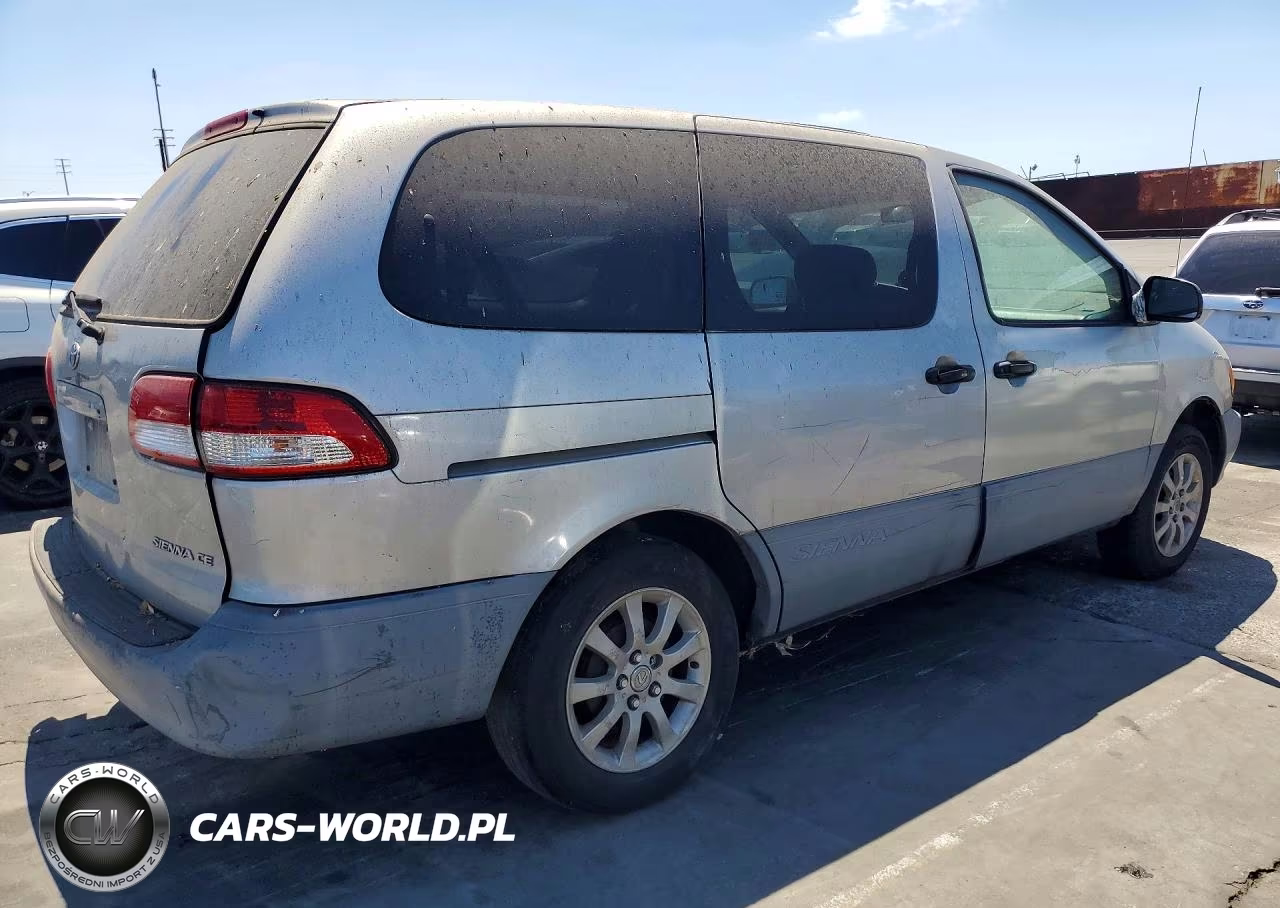 2001 Toyota Sienna Ce VIN:4T3ZF19C41U374598 - 3