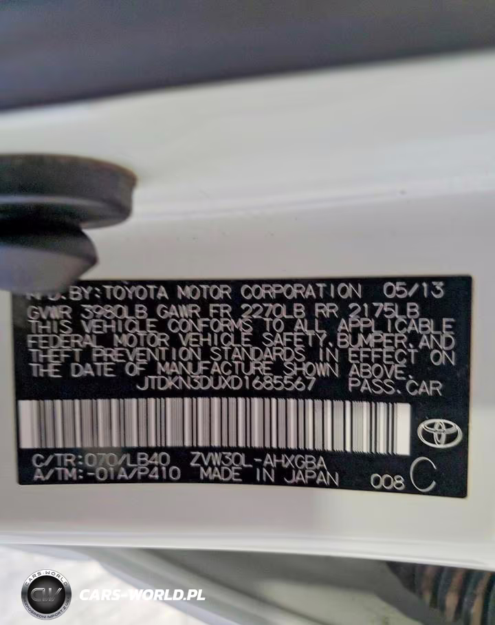 2013 Toyota Prius Four VIN:JTDKN3DUXD1685567 - 12
