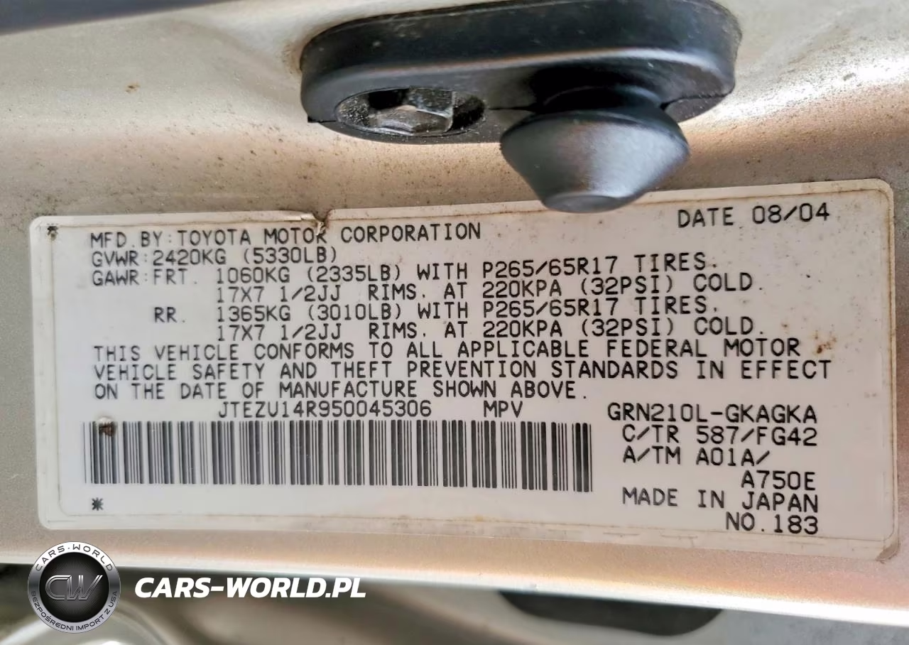 2005 Toyota 4Runner Sr5 VIN:JTEZU14R950045306 - 13