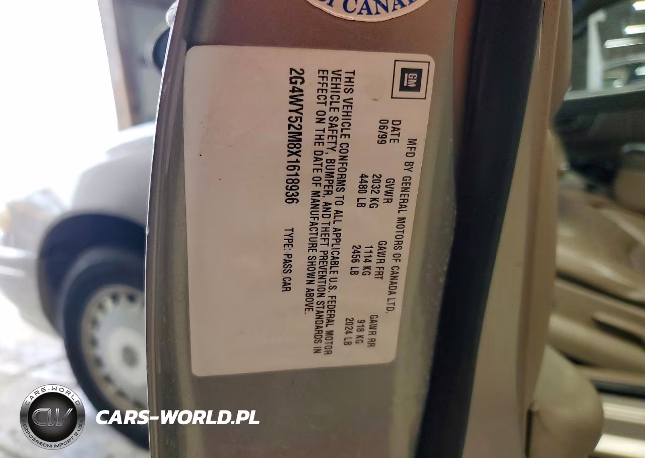 1999 Buick Century Limited VIN:2G4WY52M8X1618936 - 13