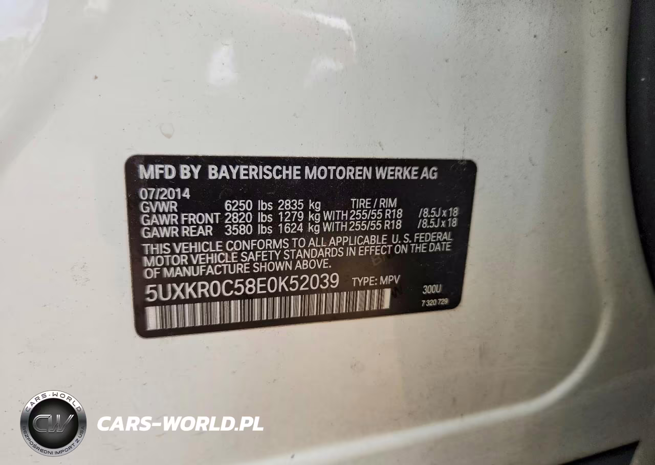 2014 BMW X5 xDrive35I VIN:5UXKR0C58E0K52039 - 13