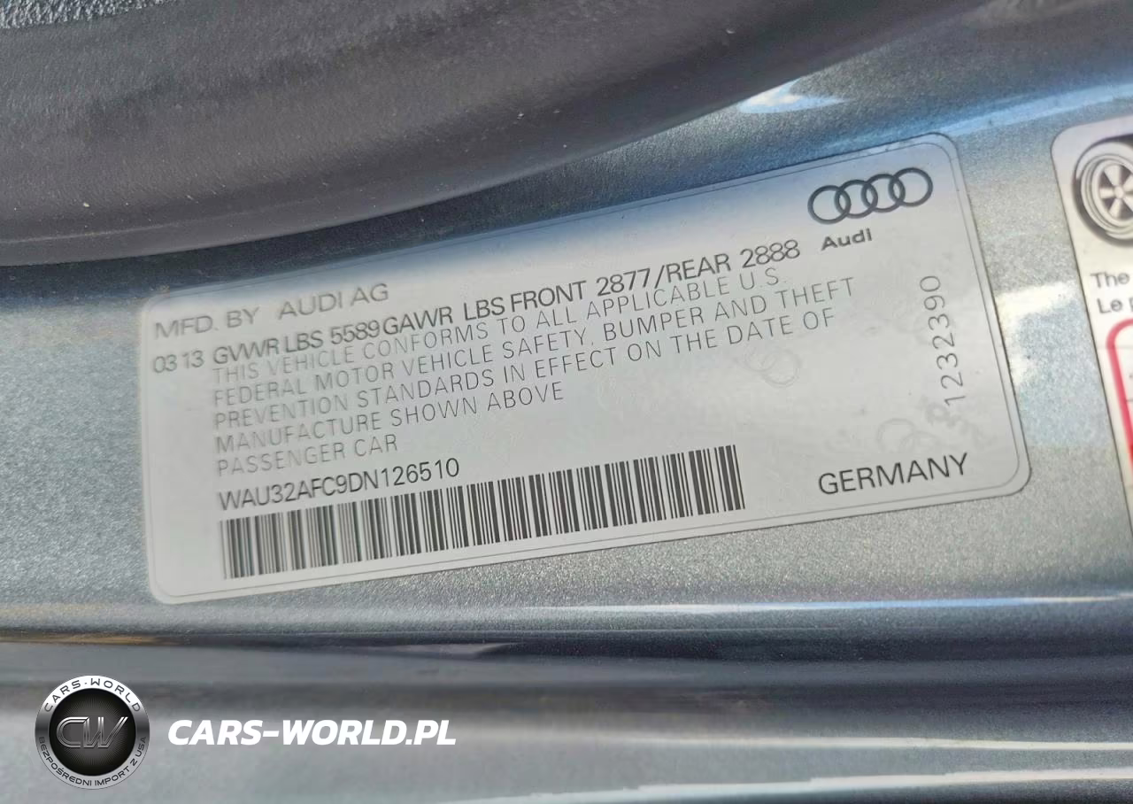 2013 Audi S7 Prestige VIN:WAU32AFC9DN126510 - 12