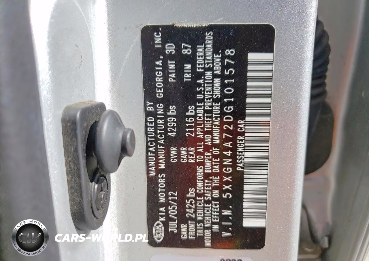 2013 Kia Optima Ex VIN:5XXGN4A72DG101578 - 12