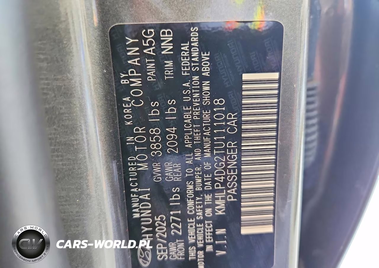 2026 Hyundai Elantra Limited VIN:KMHLP4DG2TU111018 - 13