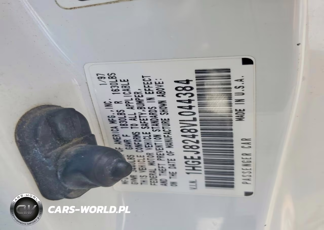 1997 Honda Civic Ex VIN:1HGEJ8248VL044384 - 12