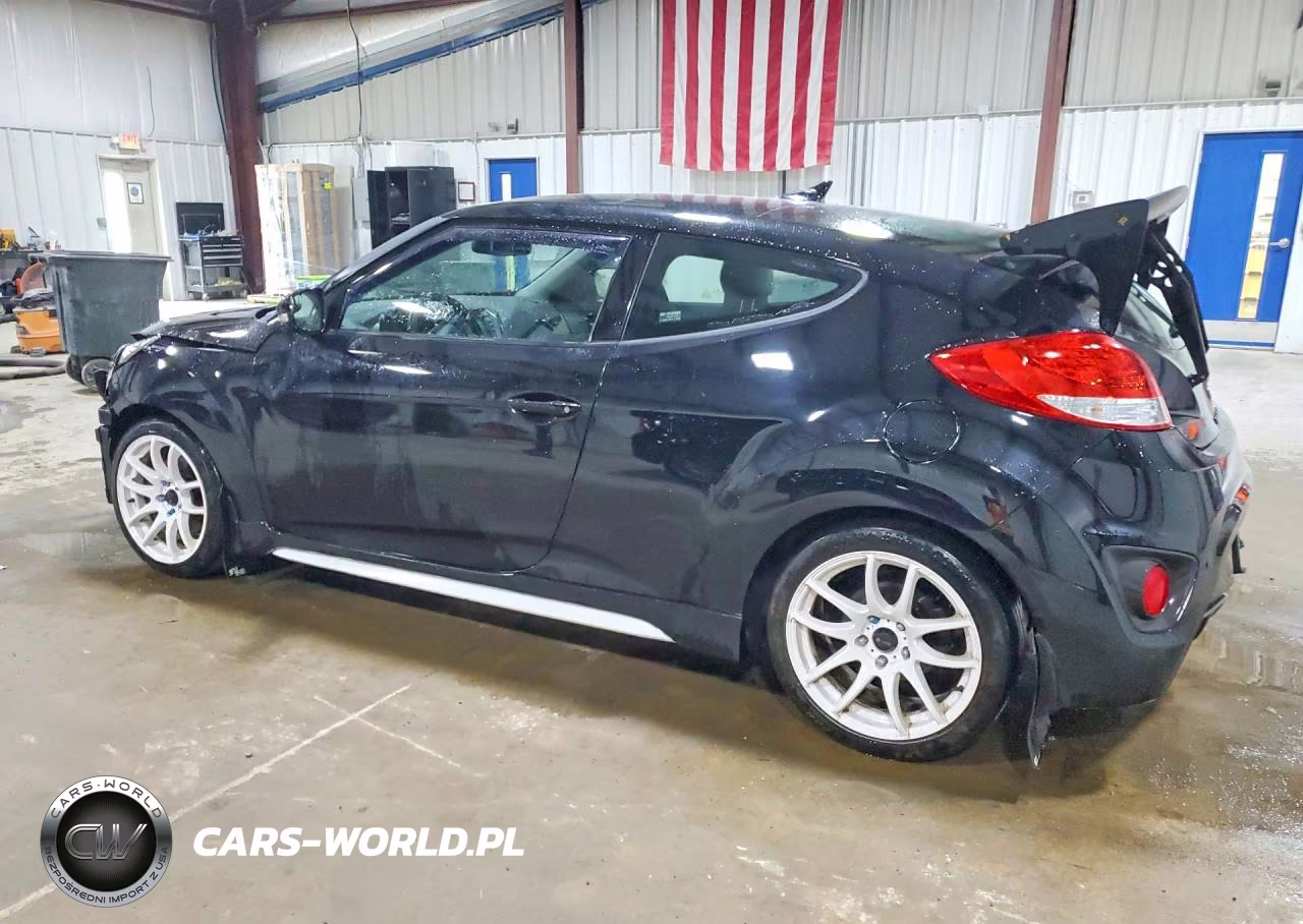 2014 Hyundai Veloster Turbo VIN:KMHTC6AE6EU199147 - 2