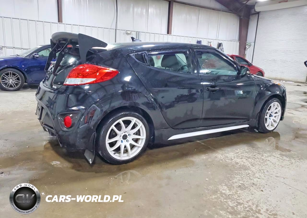 2014 Hyundai Veloster Turbo VIN:KMHTC6AE6EU199147 - 3
