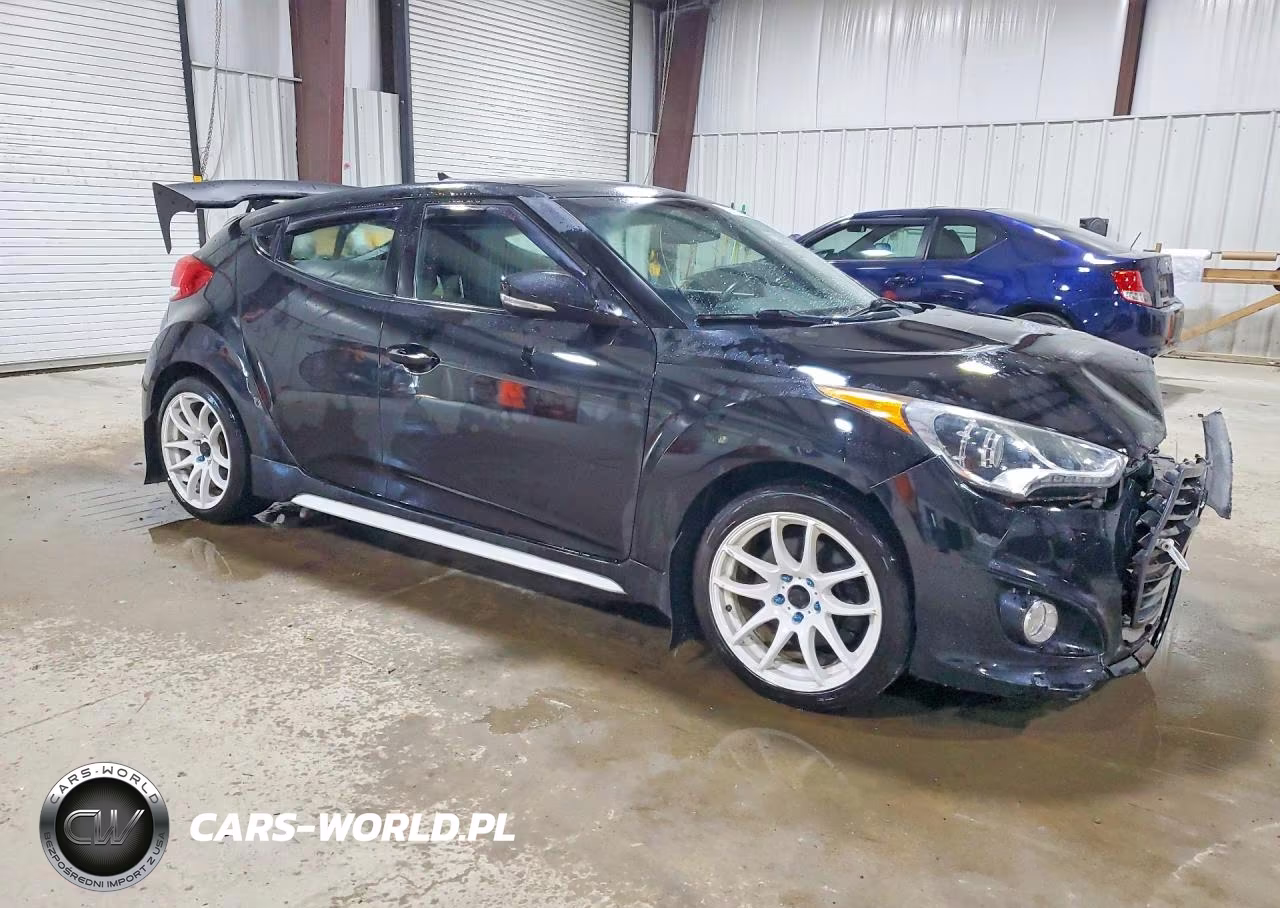 2014 Hyundai Veloster Turbo VIN:KMHTC6AE6EU199147 - 4