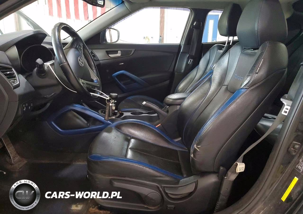 2014 Hyundai Veloster Turbo VIN:KMHTC6AE6EU199147 - 7