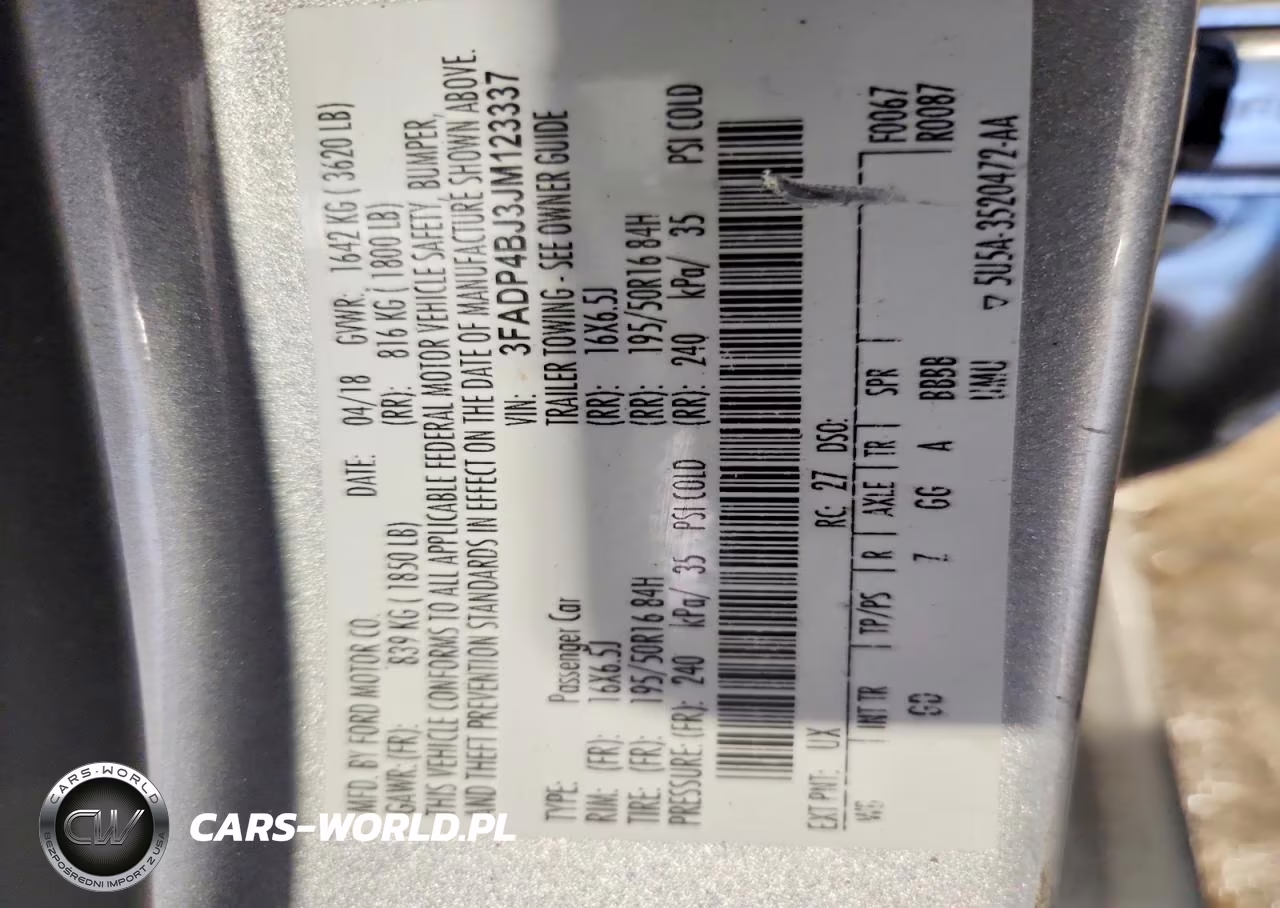 2018 Ford Fiesta Se VIN:3FADP4BJ3JM123337 - 13