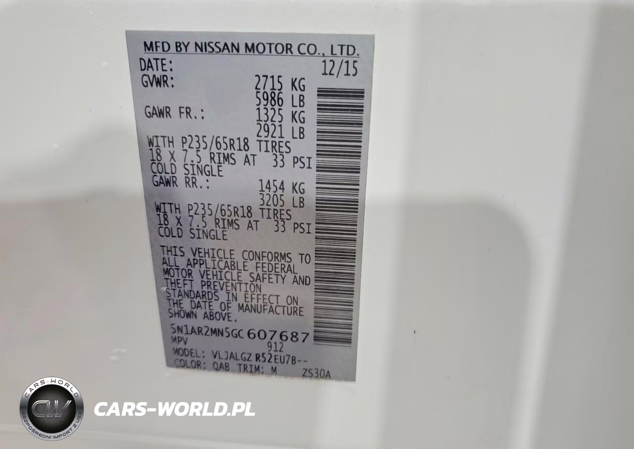 2016 Nissan Pathfinder Sl VIN:5N1AR2MN5GC607687 - 14