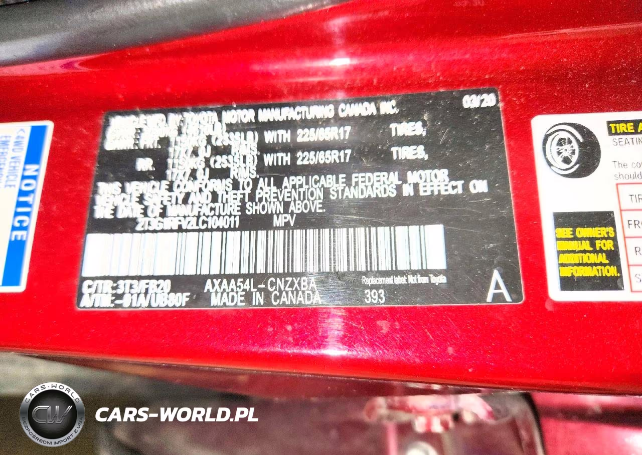 2020 Toyota Rav4 Le VIN:2T3G1RFV2LC104011 - 13