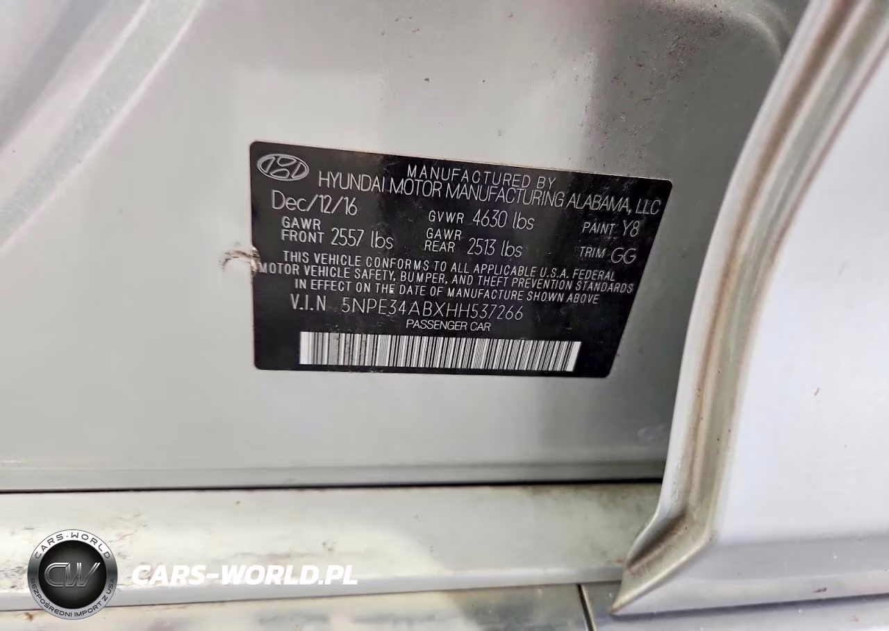 2017 Hyundai Sonata Sport 2.0T VIN:5NPE34ABXHH537266 - 12