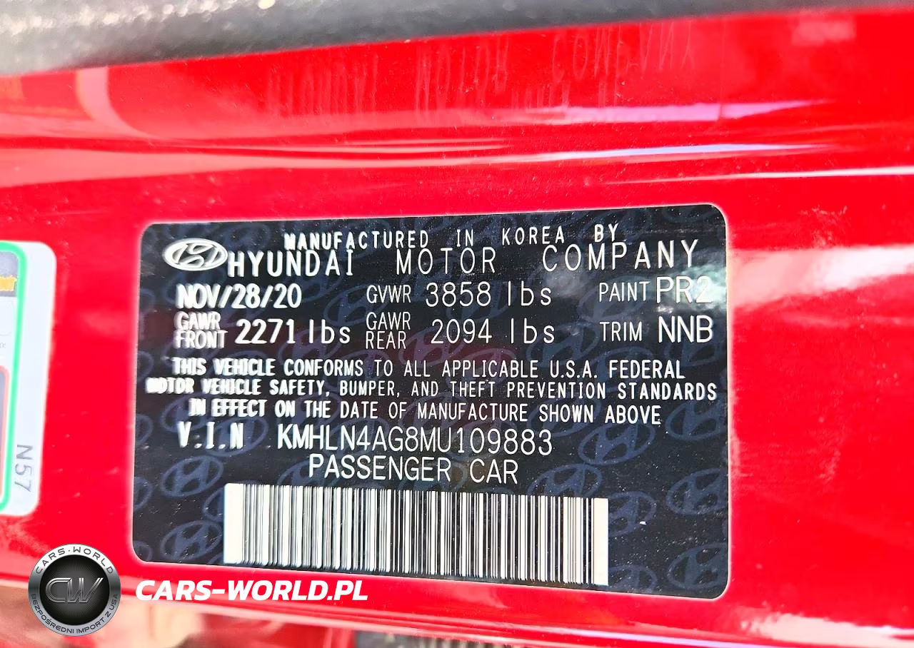 2021 Hyundai Elantra Sel VIN:KMHLN4AG8MU109883 - 12